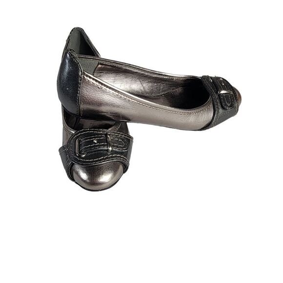 Banana Republic Grey buckle Flats Ballet Shoes - Picture 4 of 5